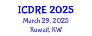 International Conference on Desalination and Renewable Energy (ICDRE) March 29, 2025 - Kuwait, Kuwait