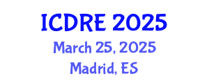International Conference on Desalination and Renewable Energy (ICDRE) March 25, 2025 - Madrid, Spain