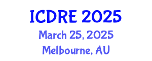 International Conference on Desalination and Renewable Energy (ICDRE) March 25, 2025 - Melbourne, Australia