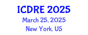 International Conference on Desalination and Renewable Energy (ICDRE) March 25, 2025 - New York, United States