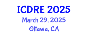International Conference on Desalination and Renewable Energy (ICDRE) March 29, 2025 - Ottawa, Canada
