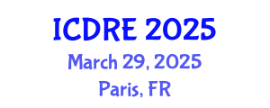 International Conference on Desalination and Renewable Energy (ICDRE) March 29, 2025 - Paris, France
