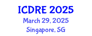 International Conference on Desalination and Renewable Energy (ICDRE) March 29, 2025 - Singapore, Singapore