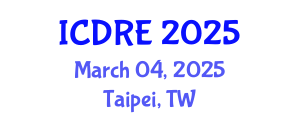 International Conference on Desalination and Renewable Energy (ICDRE) March 04, 2025 - Taipei, Taiwan
