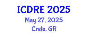 International Conference on Desalination and Renewable Energy (ICDRE) May 27, 2025 - Crete, Greece