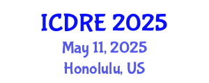 International Conference on Desalination and Renewable Energy (ICDRE) May 11, 2025 - Honolulu, United States