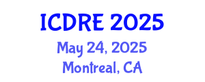 International Conference on Desalination and Renewable Energy (ICDRE) May 24, 2025 - Montreal, Canada