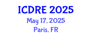 International Conference on Desalination and Renewable Energy (ICDRE) May 17, 2025 - Paris, France