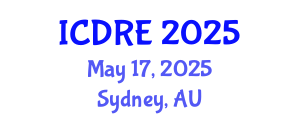 International Conference on Desalination and Renewable Energy (ICDRE) May 17, 2025 - Sydney, Australia