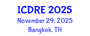 International Conference on Desalination and Renewable Energy (ICDRE) November 29, 2025 - Bangkok, Thailand