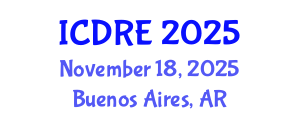 International Conference on Desalination and Renewable Energy (ICDRE) November 18, 2025 - Buenos Aires, Argentina