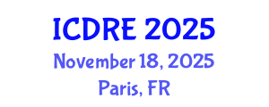 International Conference on Desalination and Renewable Energy (ICDRE) November 18, 2025 - Paris, France