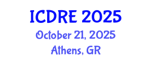International Conference on Desalination and Renewable Energy (ICDRE) October 21, 2025 - Athens, Greece