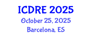 International Conference on Desalination and Renewable Energy (ICDRE) October 25, 2025 - Barcelona, Spain