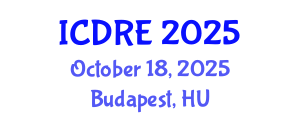 International Conference on Desalination and Renewable Energy (ICDRE) October 18, 2025 - Budapest, Hungary