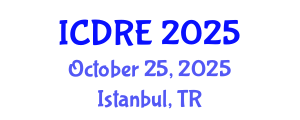 International Conference on Desalination and Renewable Energy (ICDRE) October 25, 2025 - Istanbul, Turkey