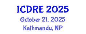 International Conference on Desalination and Renewable Energy (ICDRE) October 21, 2025 - Kathmandu, Nepal