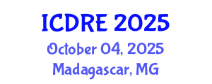 International Conference on Desalination and Renewable Energy (ICDRE) October 04, 2025 - Madagascar, Madagascar