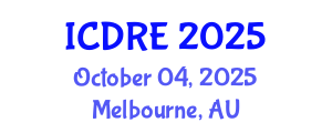 International Conference on Desalination and Renewable Energy (ICDRE) October 04, 2025 - Melbourne, Australia