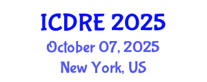 International Conference on Desalination and Renewable Energy (ICDRE) October 07, 2025 - New York, United States