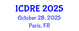 International Conference on Desalination and Renewable Energy (ICDRE) October 28, 2025 - Paris, France