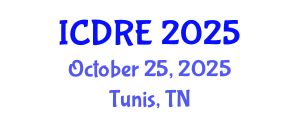 International Conference on Desalination and Renewable Energy (ICDRE) October 25, 2025 - Tunis, Tunisia