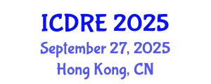 International Conference on Desalination and Renewable Energy (ICDRE) September 27, 2025 - Hong Kong, China