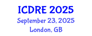 International Conference on Desalination and Renewable Energy (ICDRE) September 23, 2025 - London, United Kingdom
