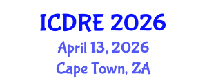 International Conference on Desalination and Renewable Energy (ICDRE) April 13, 2026 - Cape Town, South Africa International Conference on Desalination and Renewable Energy (ICDRE) April 13, 2026 - Cape Town, South Africa