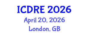 International Conference on Desalination and Renewable Energy (ICDRE) April 20, 2026 - London, United Kingdom International Conference on Desalination and Renewable Energy (ICDRE) April 20, 2026 - London, United Kingdom