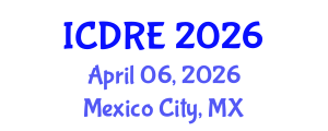 International Conference on Desalination and Renewable Energy (ICDRE) April 06, 2026 - Mexico City, Mexico International Conference on Desalination and Renewable Energy (ICDRE) April 06, 2026 - Mexico City, Mexico
