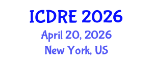 International Conference on Desalination and Renewable Energy (ICDRE) April 20, 2026 - New York, United States International Conference on Desalination and Renewable Energy (ICDRE) April 20, 2026 - New York, United States