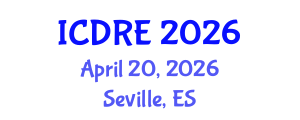 International Conference on Desalination and Renewable Energy (ICDRE) April 20, 2026 - Seville, Spain International Conference on Desalination and Renewable Energy (ICDRE) April 20, 2026 - Seville, Spain