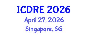 International Conference on Desalination and Renewable Energy (ICDRE) April 27, 2026 - Singapore, Singapore International Conference on Desalination and Renewable Energy (ICDRE) April 27, 2026 - Singapore, Singapore