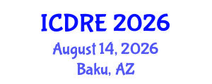 International Conference on Desalination and Renewable Energy (ICDRE) August 14, 2026 - Baku, Azerbaijan International Conference on Desalination and Renewable Energy (ICDRE) August 14, 2026 - Baku, Azerbaijan