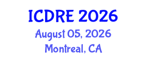 International Conference on Desalination and Renewable Energy (ICDRE) August 05, 2026 - Montreal, Canada International Conference on Desalination and Renewable Energy (ICDRE) August 05, 2026 - Montreal, Canada