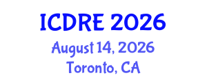 International Conference on Desalination and Renewable Energy (ICDRE) August 14, 2026 - Toronto, Canada International Conference on Desalination and Renewable Energy (ICDRE) August 14, 2026 - Toronto, Canada