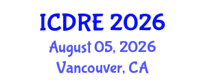 International Conference on Desalination and Renewable Energy (ICDRE) August 05, 2026 - Vancouver, Canada International Conference on Desalination and Renewable Energy (ICDRE) August 05, 2026 - Vancouver, Canada