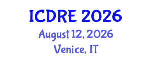 International Conference on Desalination and Renewable Energy (ICDRE) August 12, 2026 - Venice, Italy International Conference on Desalination and Renewable Energy (ICDRE) August 12, 2026 - Venice, Italy