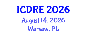International Conference on Desalination and Renewable Energy (ICDRE) August 14, 2026 - Warsaw, Poland International Conference on Desalination and Renewable Energy (ICDRE) August 14, 2026 - Warsaw, Poland