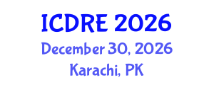 International Conference on Desalination and Renewable Energy (ICDRE) December 30, 2026 - Karachi, Pakistan International Conference on Desalination and Renewable Energy (ICDRE) December 30, 2026 - Karachi, Pakistan