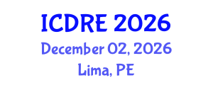 International Conference on Desalination and Renewable Energy (ICDRE) December 02, 2026 - Lima, Peru International Conference on Desalination and Renewable Energy (ICDRE) December 02, 2026 - Lima, Peru