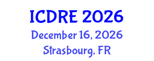 International Conference on Desalination and Renewable Energy (ICDRE) December 16, 2026 - Strasbourg, France
