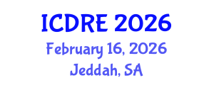 International Conference on Desalination and Renewable Energy (ICDRE) February 16, 2026 - Jeddah, Saudi Arabia International Conference on Desalination and Renewable Energy (ICDRE) February 16, 2026 - Jeddah, Saudi Arabia