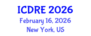 International Conference on Desalination and Renewable Energy (ICDRE) February 16, 2026 - New York, United States International Conference on Desalination and Renewable Energy (ICDRE) February 16, 2026 - New York, United States