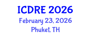 International Conference on Desalination and Renewable Energy (ICDRE) February 23, 2026 - Phuket, Thailand International Conference on Desalination and Renewable Energy (ICDRE) February 23, 2026 - Phuket, Thailand