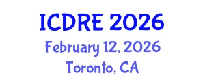International Conference on Desalination and Renewable Energy (ICDRE) February 12, 2026 - Toronto, Canada International Conference on Desalination and Renewable Energy (ICDRE) February 12, 2026 - Toronto, Canada
