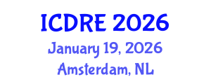 International Conference on Desalination and Renewable Energy (ICDRE) January 19, 2026 - Amsterdam, Netherlands International Conference on Desalination and Renewable Energy (ICDRE) January 19, 2026 - Amsterdam, Netherlands