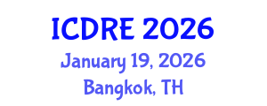 International Conference on Desalination and Renewable Energy (ICDRE) January 19, 2026 - Bangkok, Thailand International Conference on Desalination and Renewable Energy (ICDRE) January 19, 2026 - Bangkok, Thailand