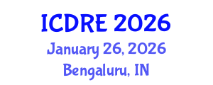 International Conference on Desalination and Renewable Energy (ICDRE) January 26, 2026 - Bengaluru, India International Conference on Desalination and Renewable Energy (ICDRE) January 26, 2026 - Bengaluru, India